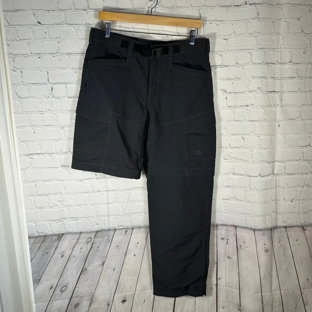 The North Face Mens Paramount Convertible Hiking Pants Gray Medium M Regular